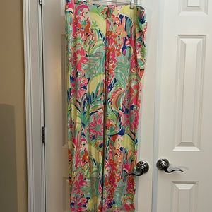 Lilly Pulitzer cotton palazzo pants. Size L